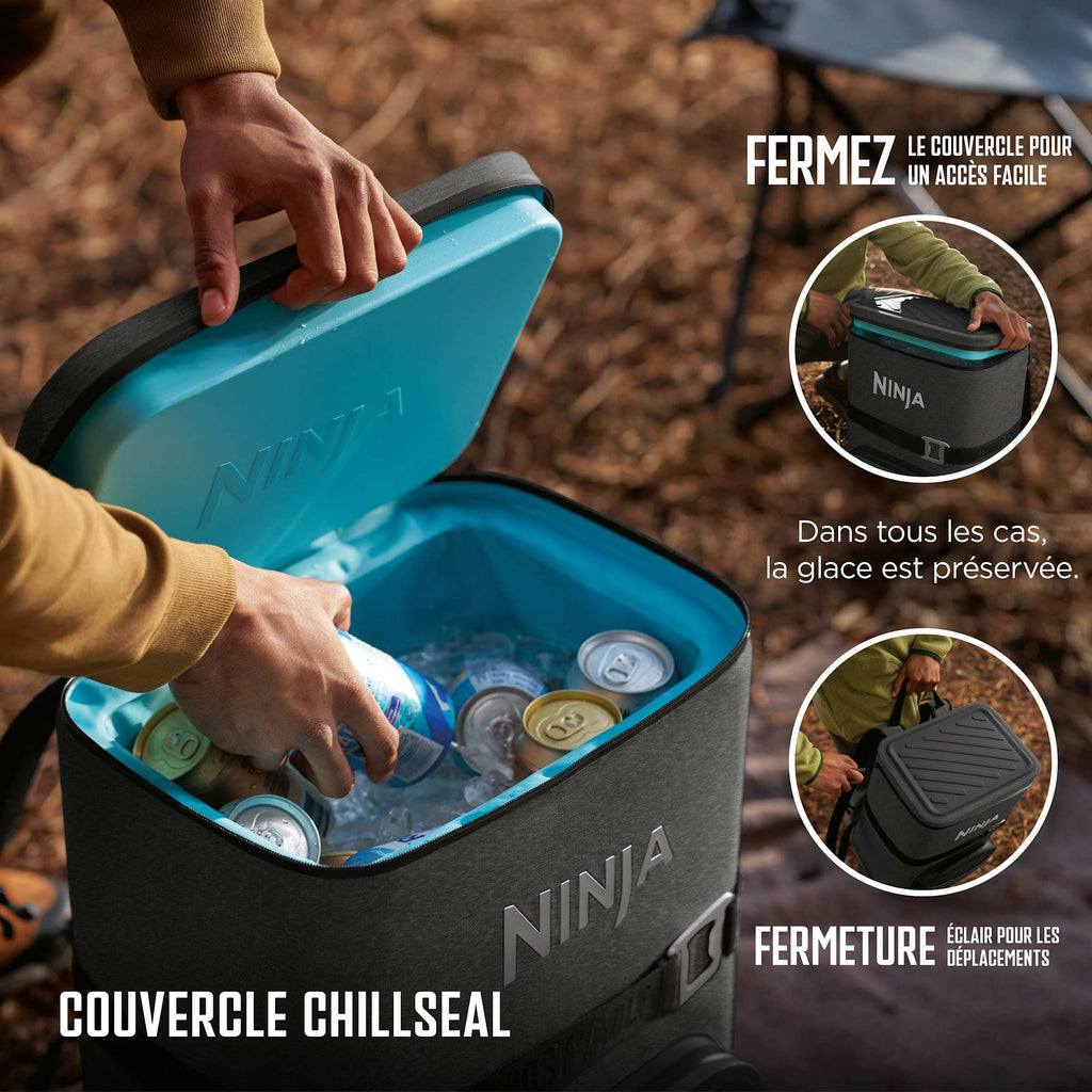 Glacière sac à dos Ninja FrostVault Go 36 canettes – Gris charbon FF136EUUKCG