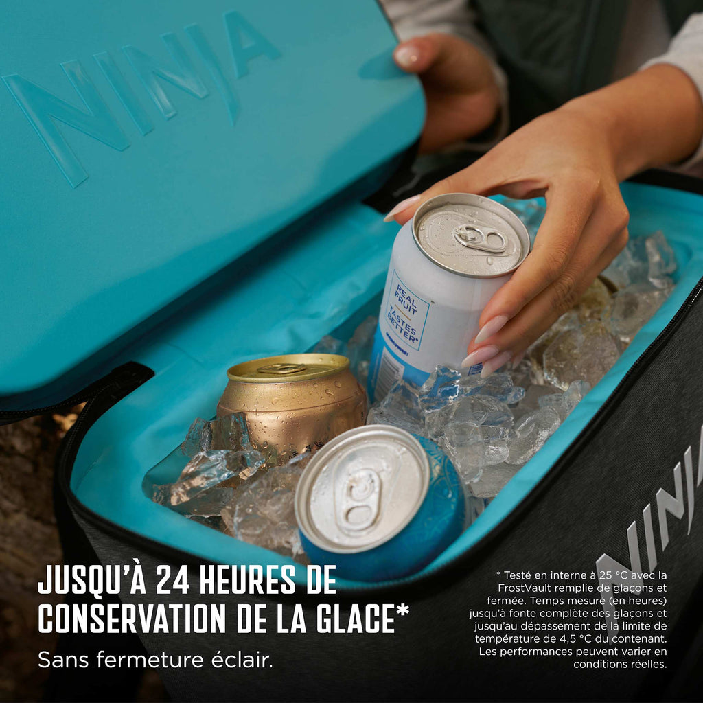 Pack Ventilateur portable 3-en-1 Shark ChillPill et Glacière sac à dos Ninja FrostVault Go 36 canettes - Charbon