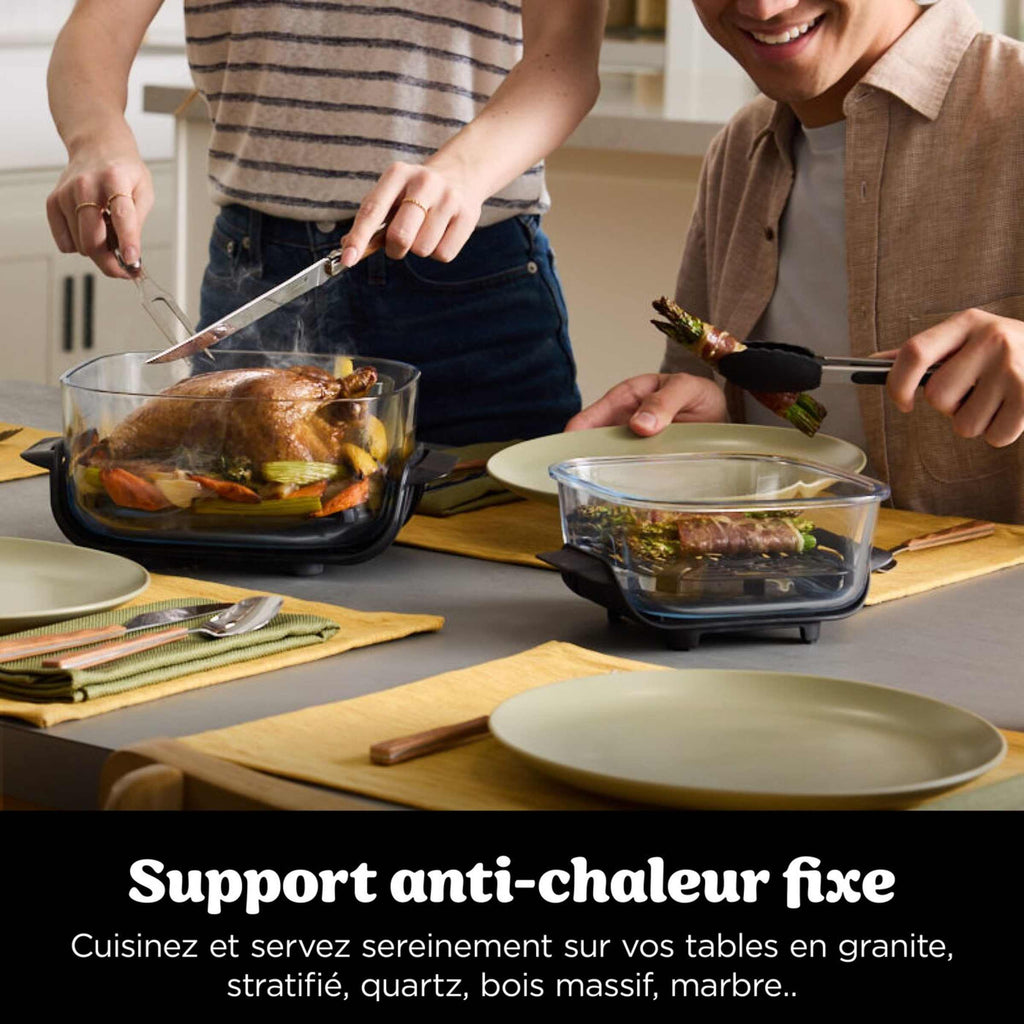 Air Fryer modulaire en verre Ninja CRISPi Cyber Space avec 5 récipients