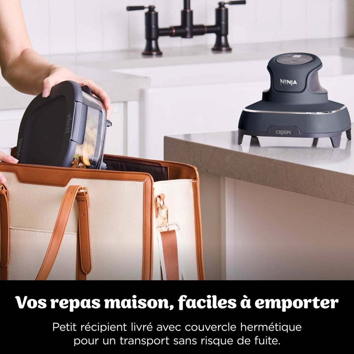 Air Fryer modulaire en verre Ninja CRISPi Cyber Space avec 5 récipients