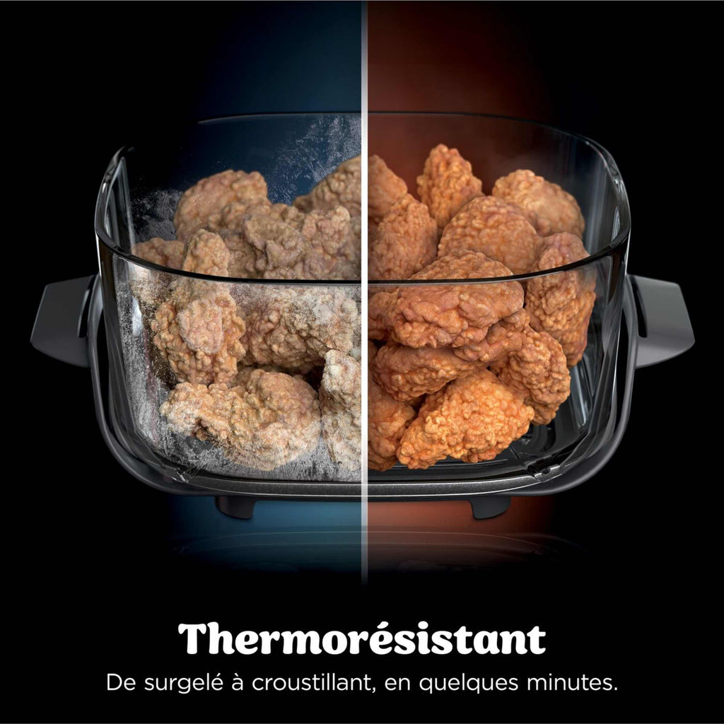 Air Fryer modulaire en verre Ninja CRISPi Cyber Space avec 5 récipients