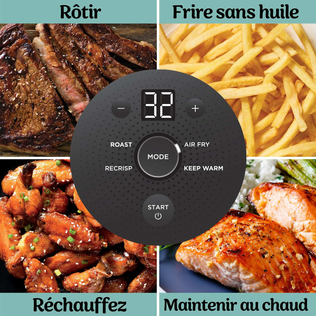 Air Fryer modulaire en verre Ninja CRISPi Cyber Space avec 5 récipients