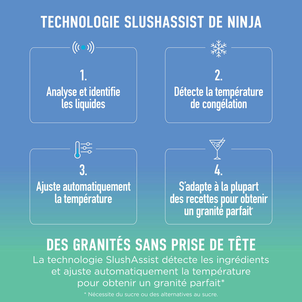 Machine à granités et boissons glacées Ninja SLUSHi XL - Moka
