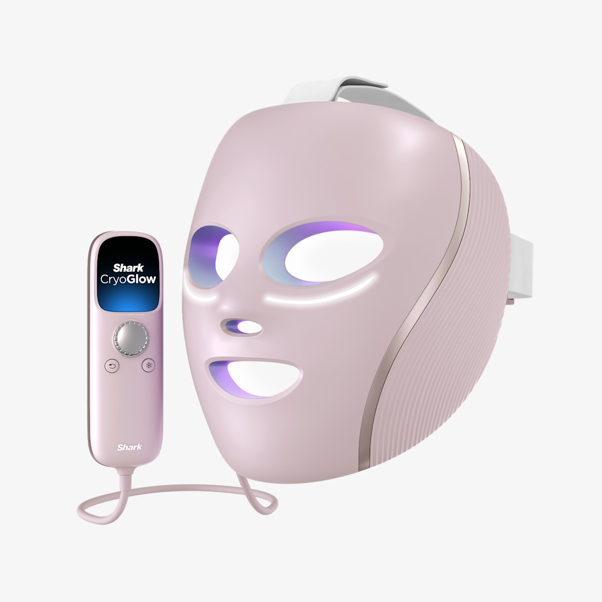 Masque LED Shark CryoGlow avec rafraîchissement du contour des yeux - Bleu Givré