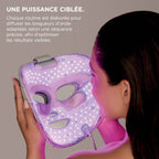 Pack Masque LED CryoGlow Shark avec rafraîchissement du contour des yeux et Stand de recharge