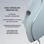 Pack Masque LED CryoGlow Shark avec rafraîchissement du contour des yeux et Stand de recharge