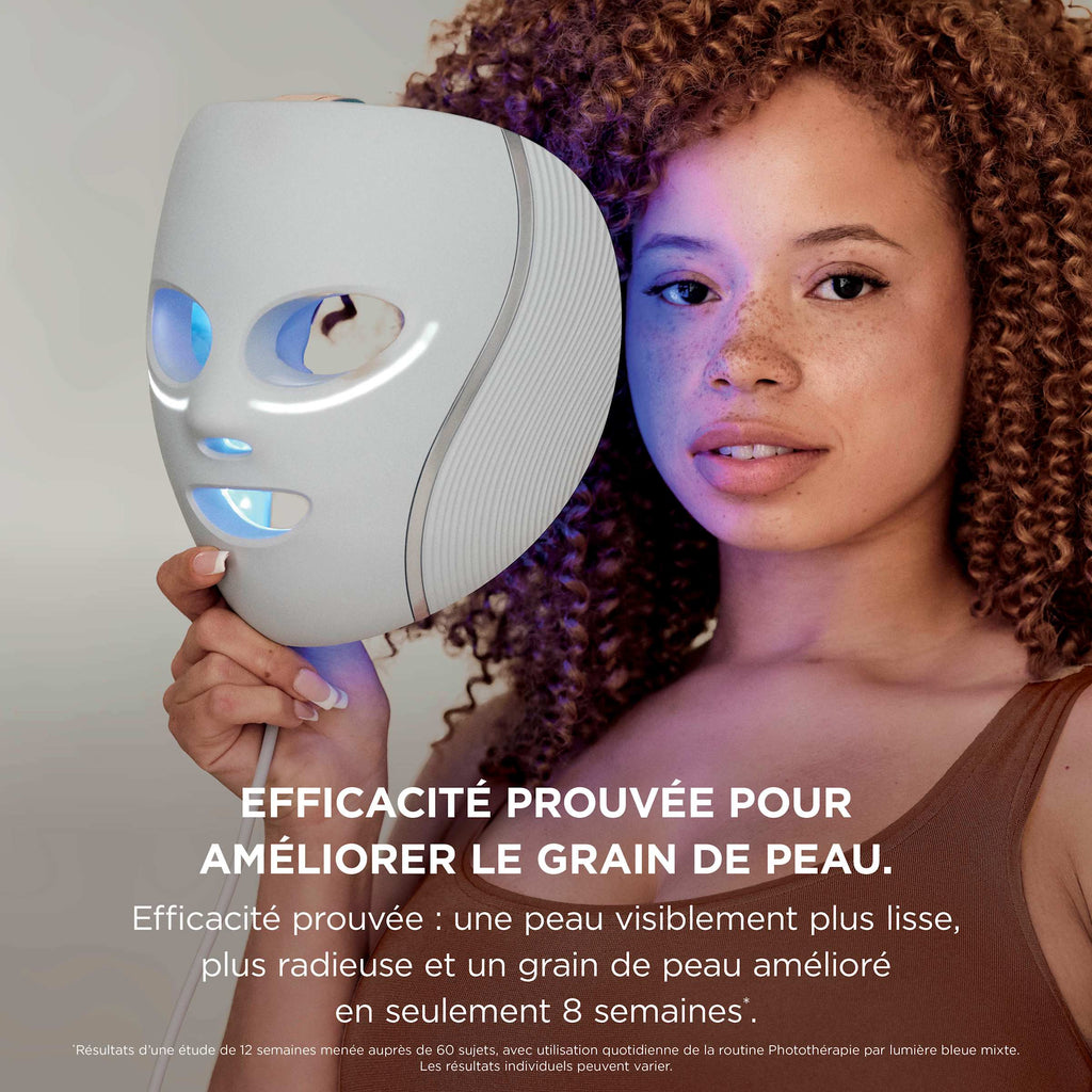 Masque LED Shark CryoGlow avec rafraîchissement du contour des yeux - Lilas doux