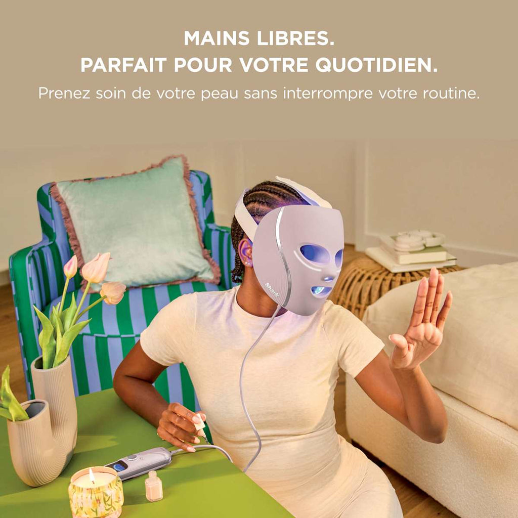Pack Extracteur de Jus à froid, Râpe & Trancheuse et Masque LED Cryo Glow (couleur au choix)