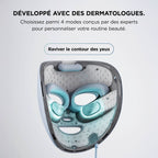 Pack Masque LED Shark CryoGlow bleu + Blender Gourde Ninja BlendBOSS (couleur au choix)