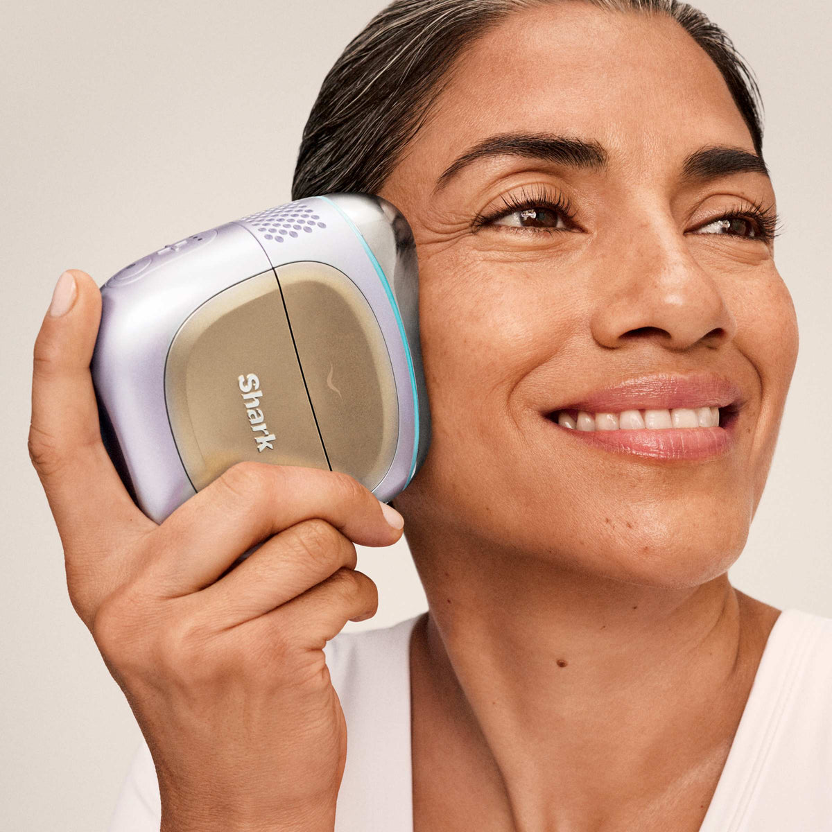 Masque LED CryoGlow + Appareil de soin FacialPro Glow + DePuffi - Bleu