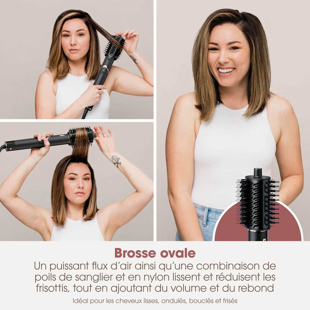 Multi-Styler et Sèche-Cheveux Shark FlexStyle sur-mesure Noir - 3 accessoires au choix