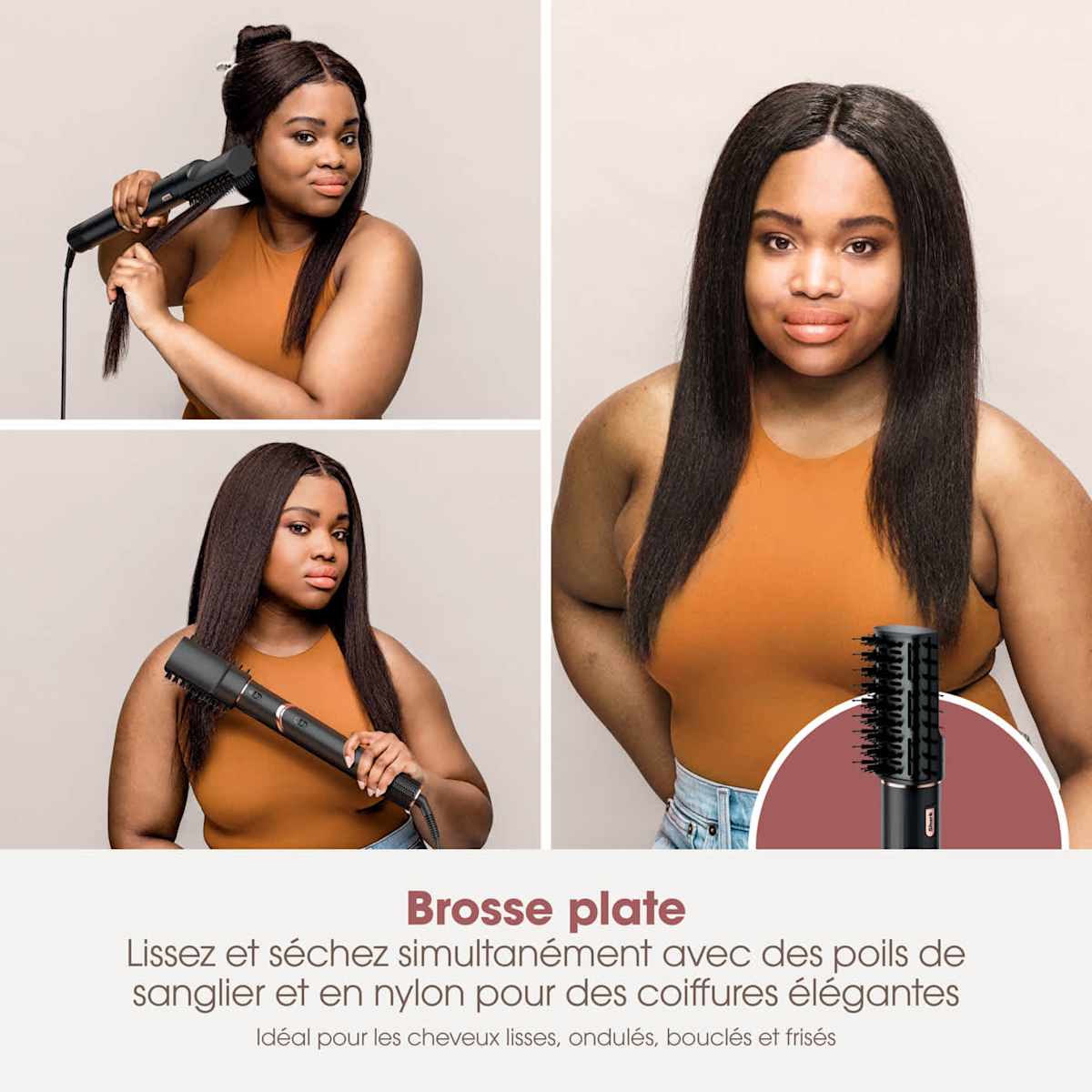 Multi-Styler et Sèche-Cheveux Shark FlexStyle sur-mesure Noir - 3 accessoires au choix