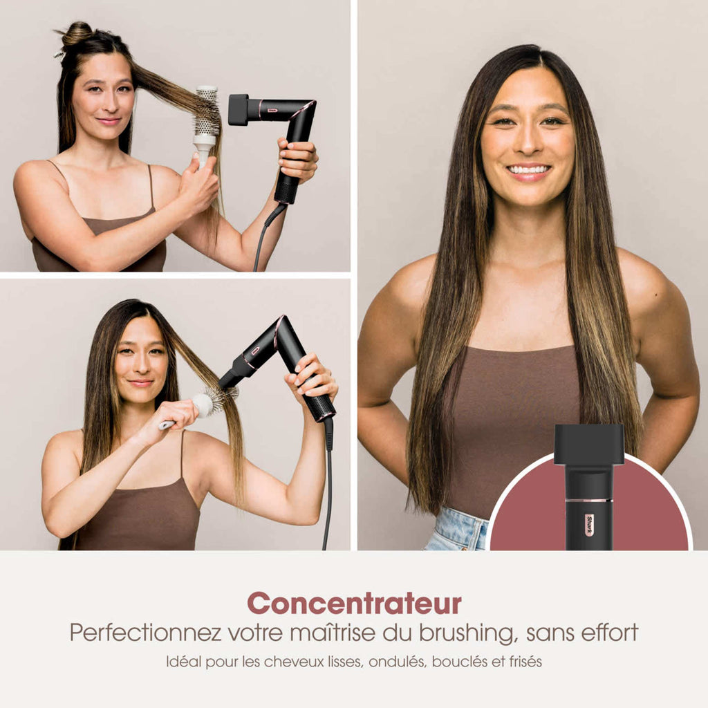 Multi-Styler et Sèche-Cheveux Shark FlexStyle sur-mesure Noir - 3 accessoires au choix