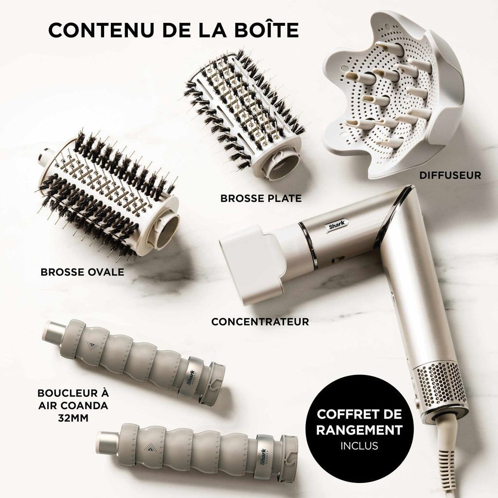 Multi-Styler et Sèche-Cheveux  5-en-1 avec diffuseur Shark FlexStyle – StarDust