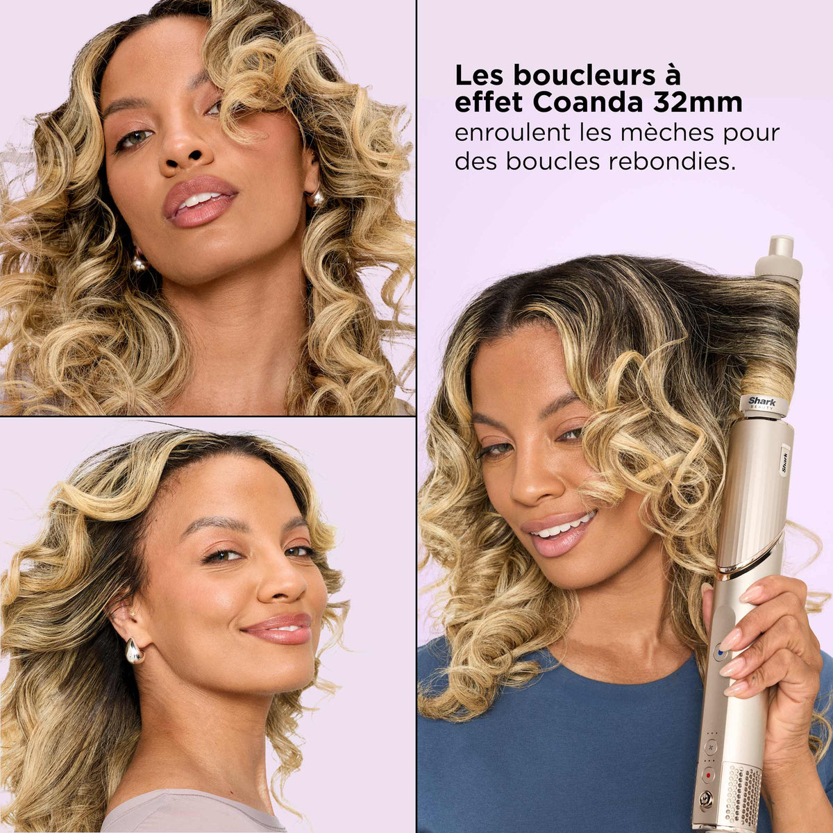 Multi-Styler et Sèche-Cheveux  5-en-1 avec diffuseur Shark FlexStyle – StarDust