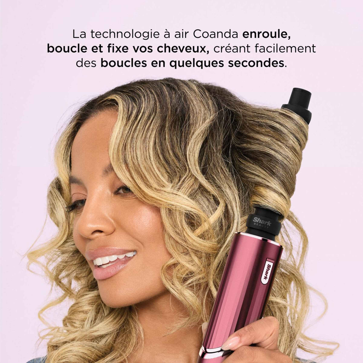 Multi-Styler et Sèche-Cheveux 5-en-1 Shark FlexStyle - Cerise Noire