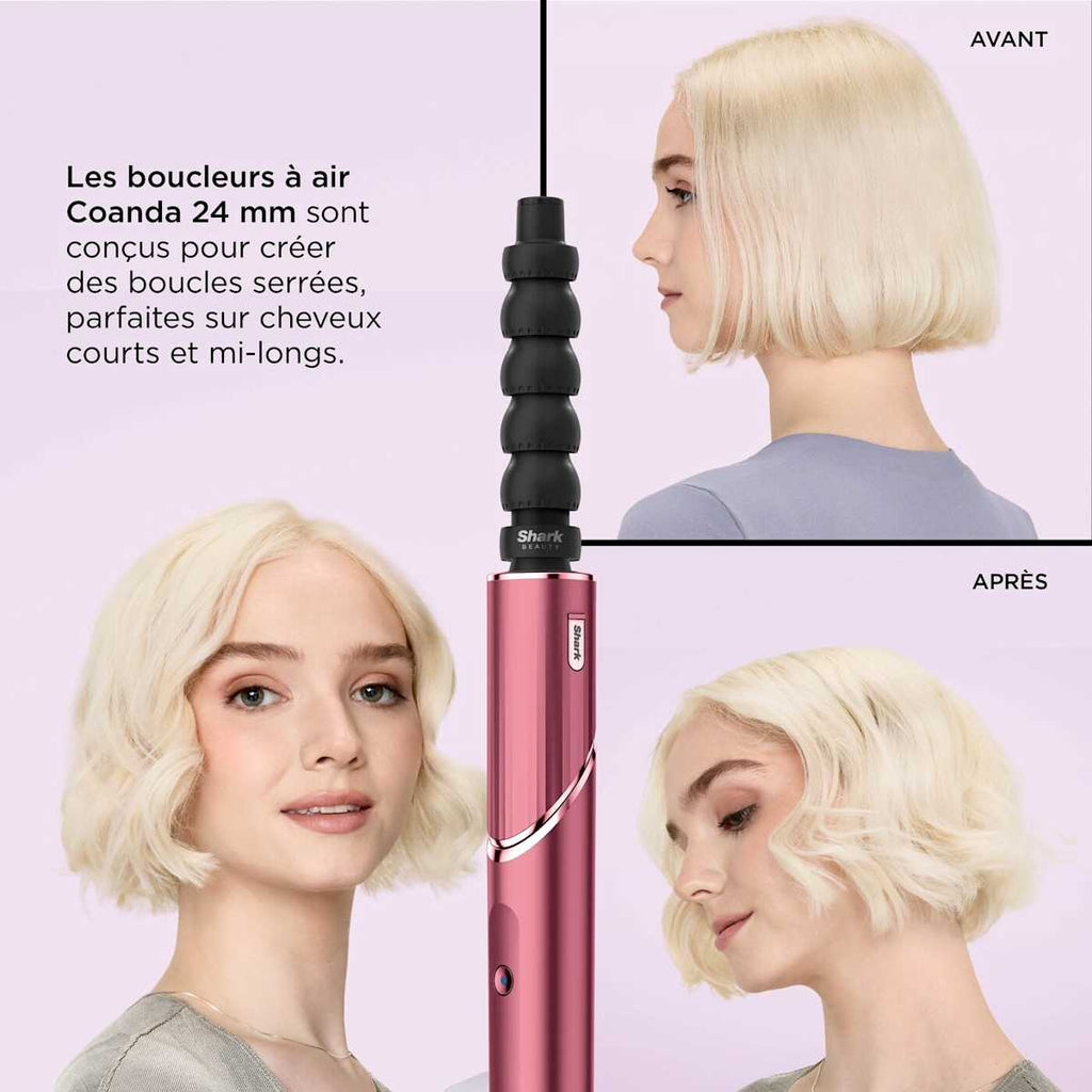 Multi-Styler et Sèche-Cheveux 5-en-1 Shark FlexStyle - Cerise Noire