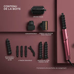 Multi-Styler et Sèche-Cheveux 5-en-1 Shark FlexStyle - Cerise Noire