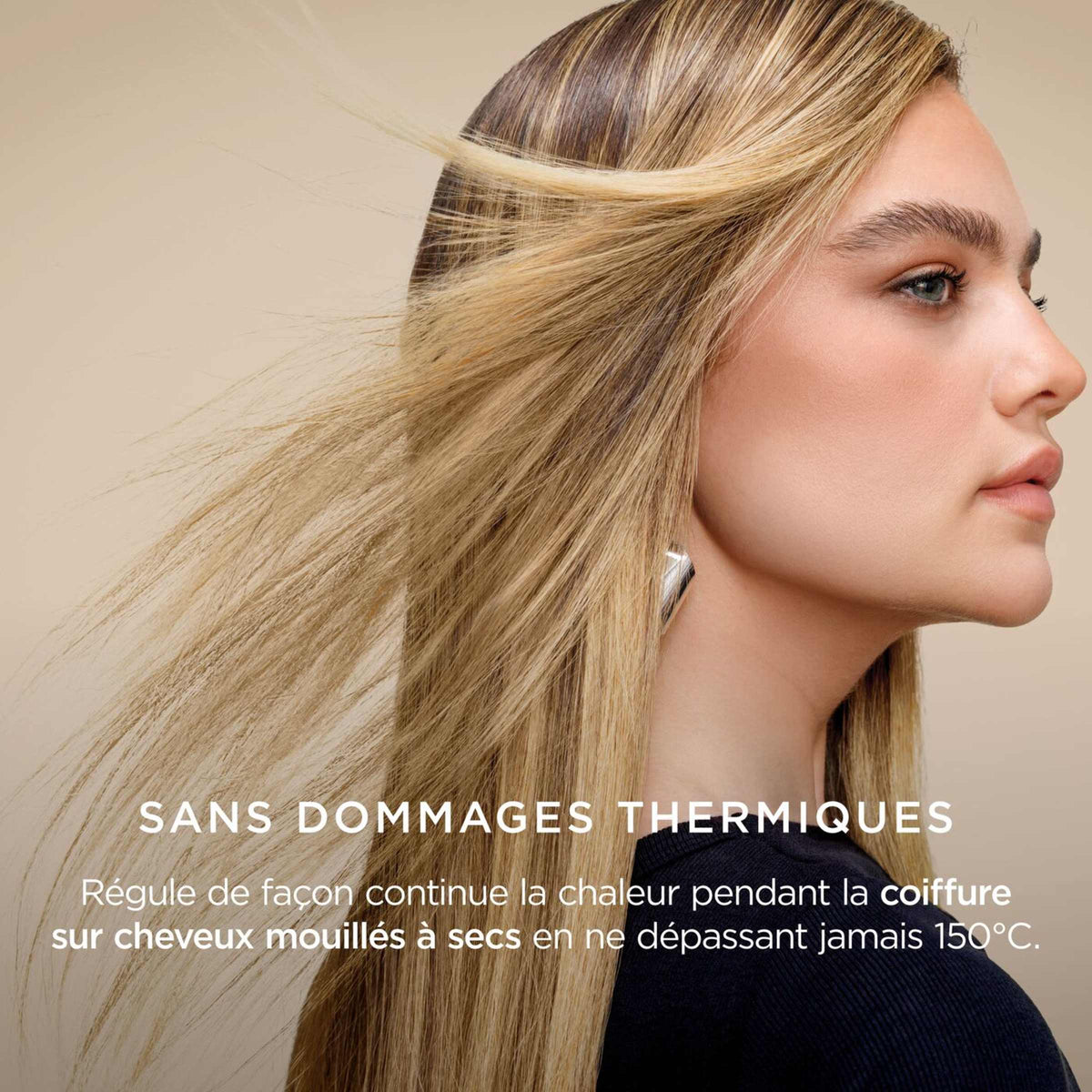 Multi-Styler premium et Sèche-Cheveux Shark Glam sur-mesure Or - 1 embout au choix