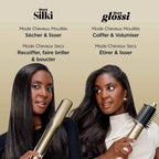 Multi-Styler premium et Sèche-Cheveux Shark Glam sur-mesure Or - 1 embout au choix