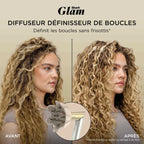 Multi-Styler premium et Sèche-Cheveux Shark Glam sur-mesure Or - 1 embout au choix