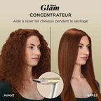 Multi-Styler premium et Sèche-Cheveux Shark Glam sur-mesure Or - 1 embout au choix
