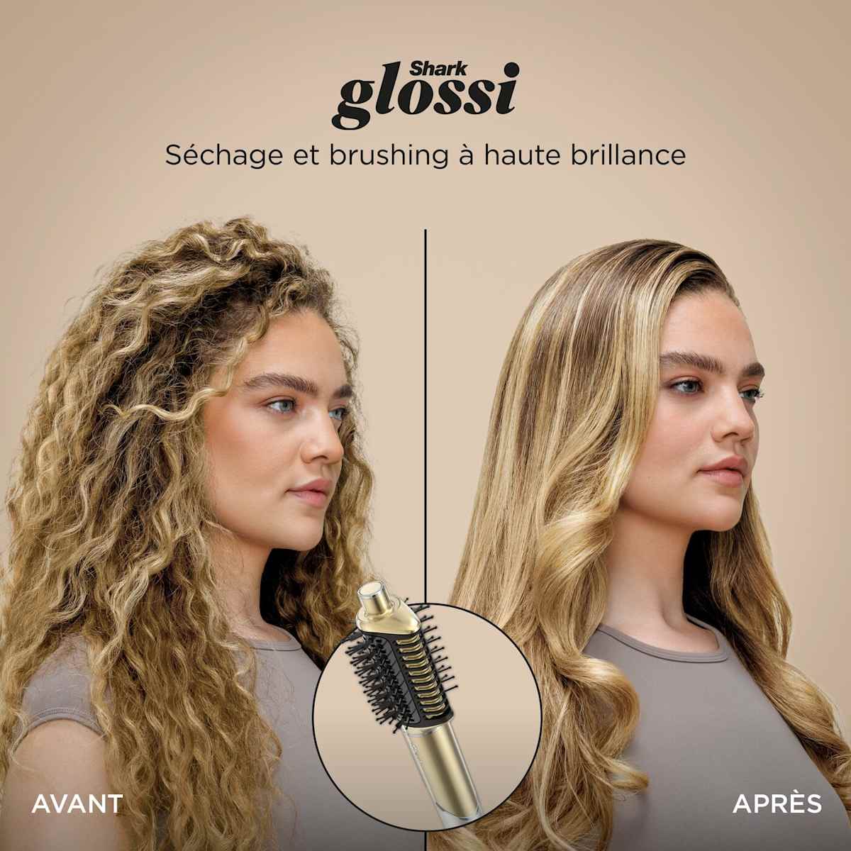 Multi-Styler Shark Glam Lisseur avec 5 embouts dont embout RapidGloss