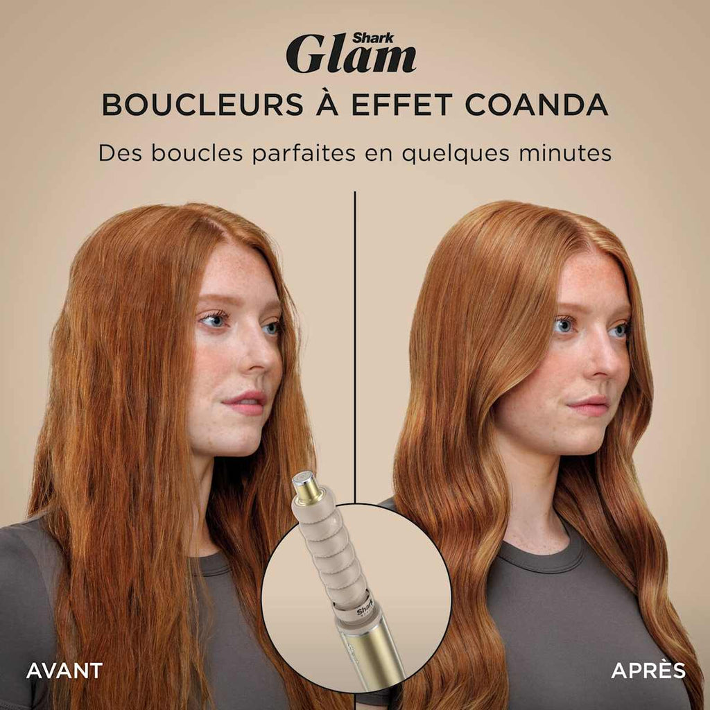 Multi-Styler Shark Glam Lisseur avec 5 embouts dont embout RapidGloss