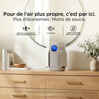 Purificateur d'air Shark BreatheClear Compact avec NeverChange6, jusqu'à 28 m²​ - Beige