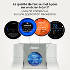 Purificateur d'air Shark BreatheClear Compact avec NeverChange6, jusqu'à 28 m²​ - Beige