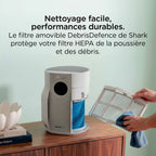 Purificateur d'air Shark BreatheClear Compact avec NeverChange6, jusqu'à 28 m²​ - Beige