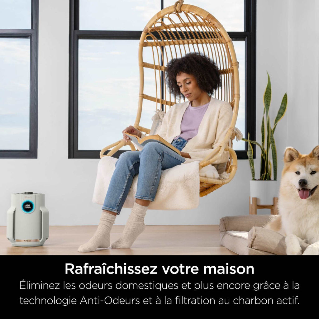 Purificateur d'air Shark NeverChange5 Compact Pro, jusqu'à 23 m²​