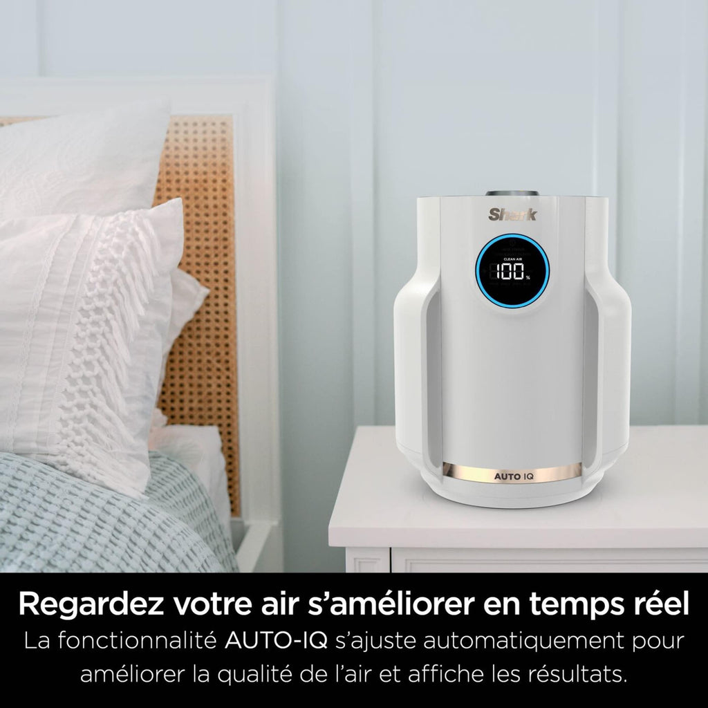 Purificateur d'air Shark NeverChange5 Compact Pro, jusqu'à 23 m²​
