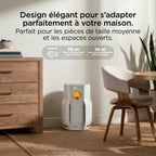 Purificateur d'air Shark BreatheClear avec NeverChange6, jusqu'à 70 m²​