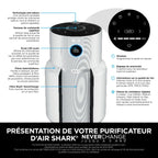 Purificateur d'air Shark NeverChange5 MAX, jusqu'à 200 m²​