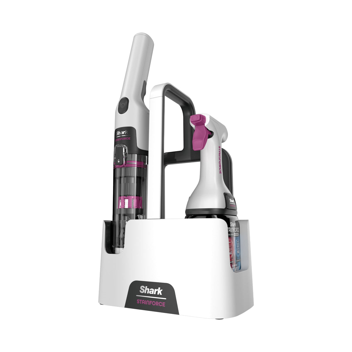 Shark StainForce - Shampouineuse Détacheur Portable Sans Fil pour Tapis, Canapé, Voiture et Tissus d'Ameublement