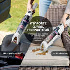 Shark StainForce - Shampouineuse Détacheur Portable Sans Fil pour Tapis, Canapé, Voiture et Tissus d'Ameublement