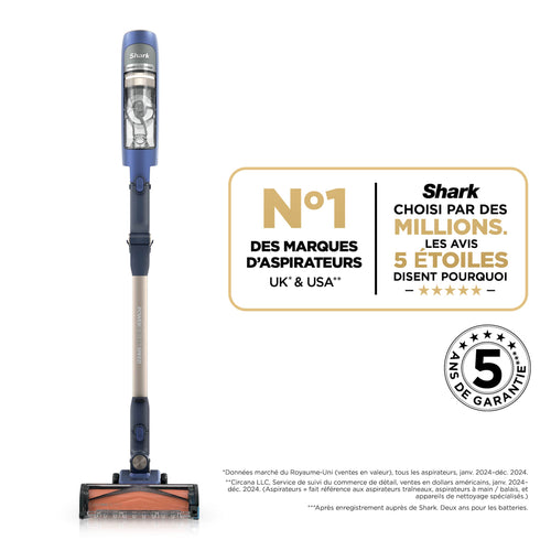 Aspirateur balai sans fil Shark PowerDetect Speed – Ultramarine