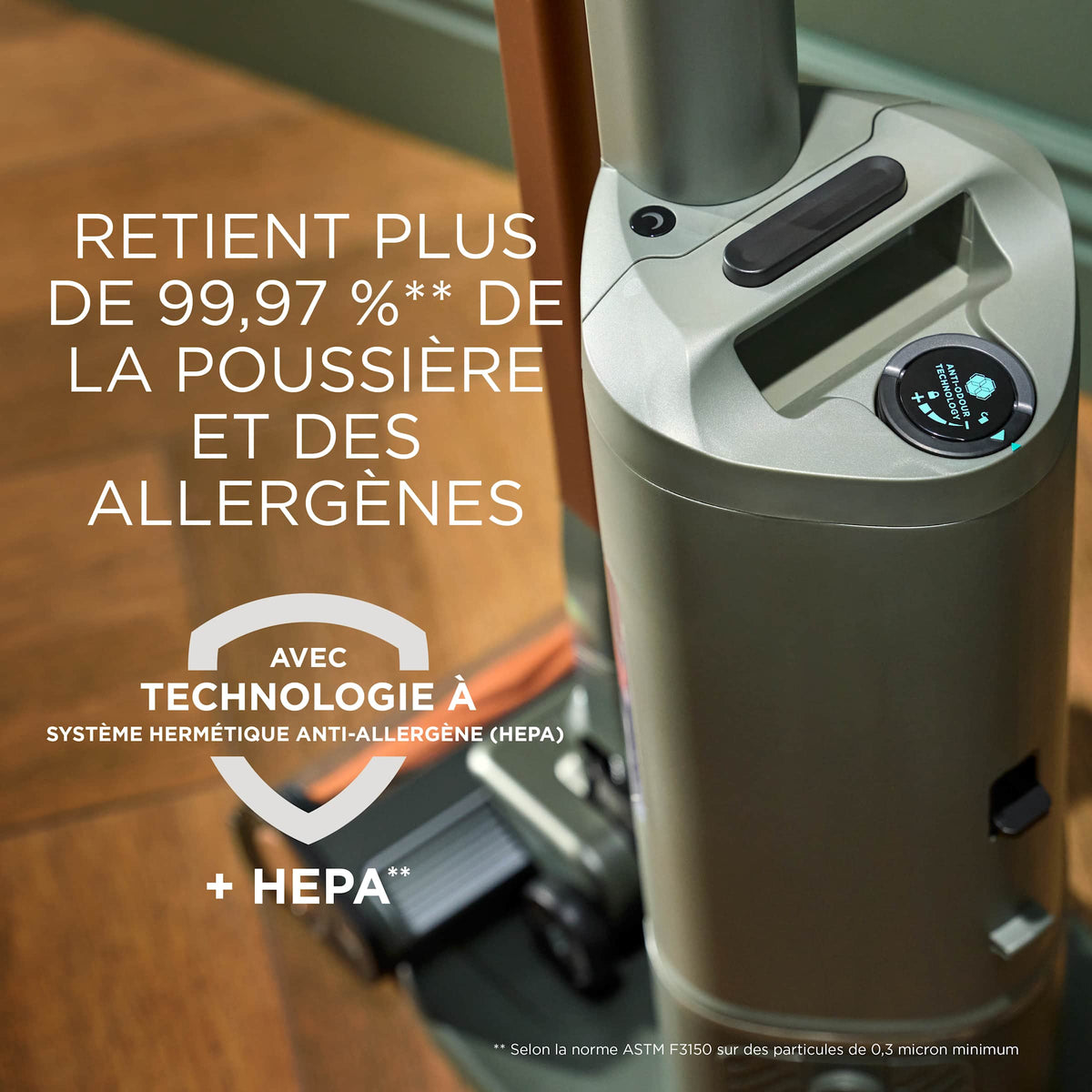 Aspirateur balai sans fil Shark PowerDetect Speed Collection Luxe Clean & Empty - Vert