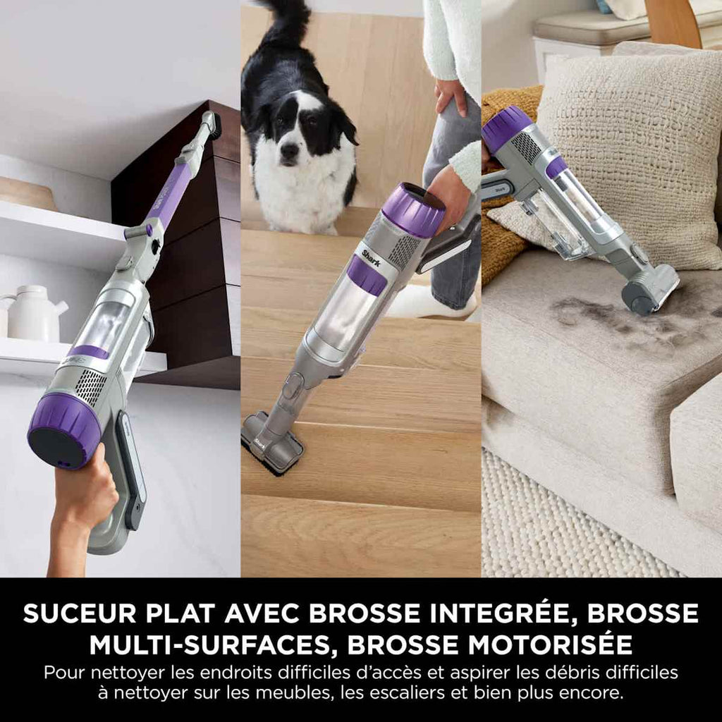 Aspirateur balai sans fil Shark PowerDetect Clean, 70 min d'autonomie