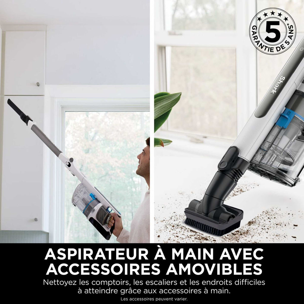 Aspirateur balai sans fil Shark PowerPro spécial animaux, 40 min d'autonomie