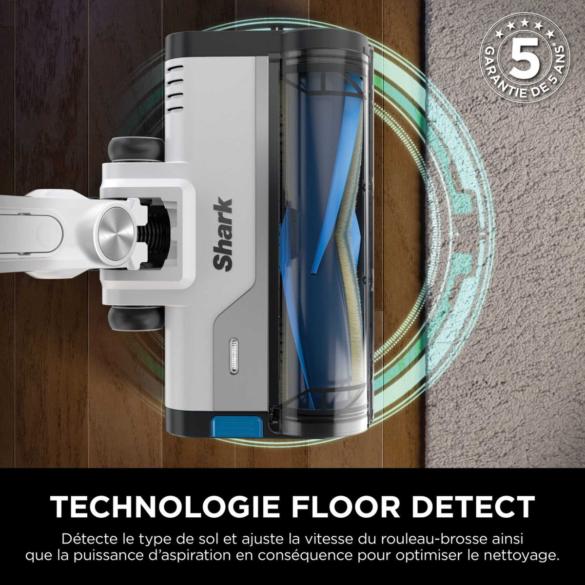 Aspirateur balai sans fil Shark PowerPro, 40 min d'autonomie