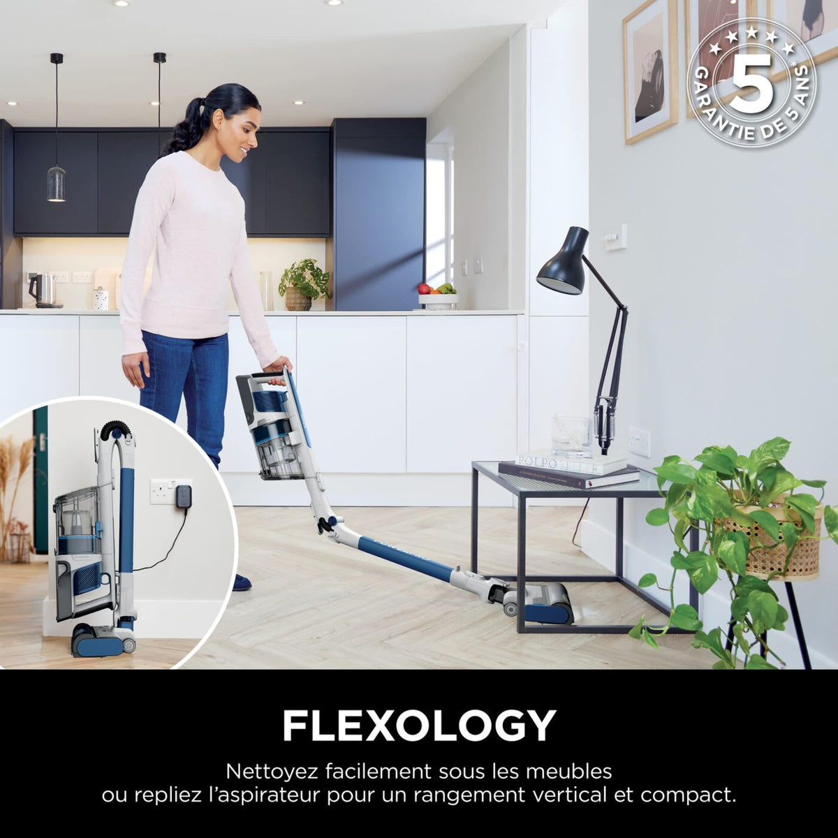 Aspirateur balai sans fil Shark PowerPro, 40 min d'autonomie