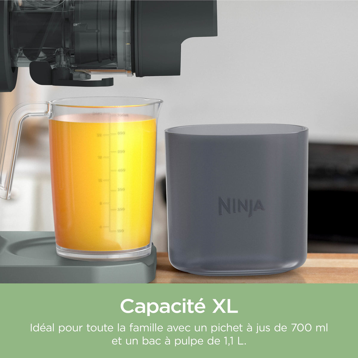 Pack Extracteur de Jus à froid, Râpe & Trancheuse et Masque LED Cryo Glow (couleur au choix)