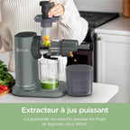 Pack Extracteur de Jus à froid, Râpe & Trancheuse et Masque LED Cryo Glow (couleur au choix)
