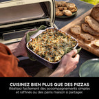 Four à pizza et air fryer électrique d’extérieur Ninja Artisan - Noir et Or
