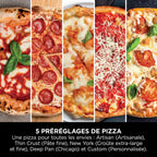 Four à pizza et air fryer électrique d’extérieur Ninja Artisan - Noir et Or
