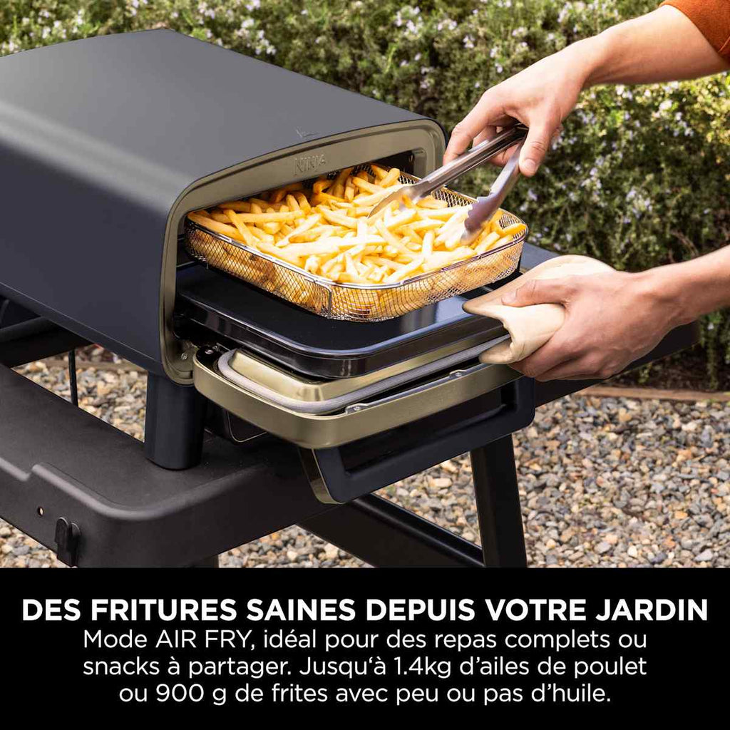 Four à pizza et Air Fryer électrique d’extérieur Ninja Artisan - Bleu et Or