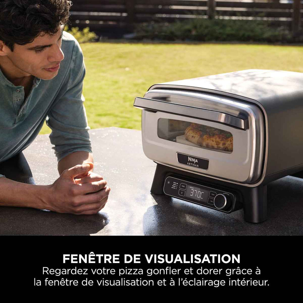 Four à pizza et Air Fryer électrique d’extérieur Ninja Artisan - Gris MO201EU