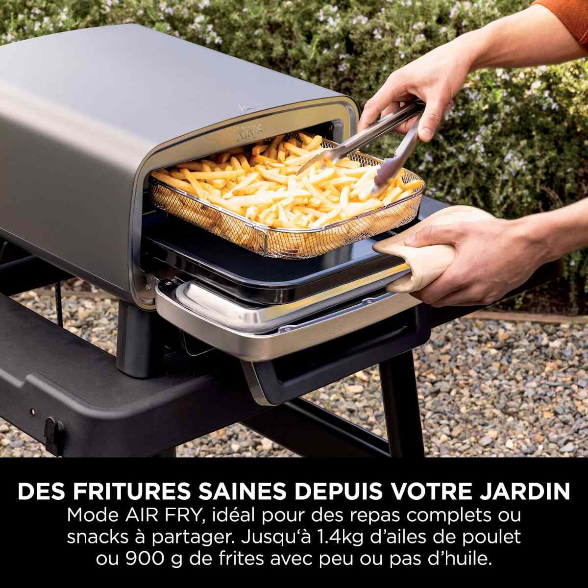 Four à pizza et Air Fryer électrique d’extérieur Ninja Artisan - Gris MO201EU